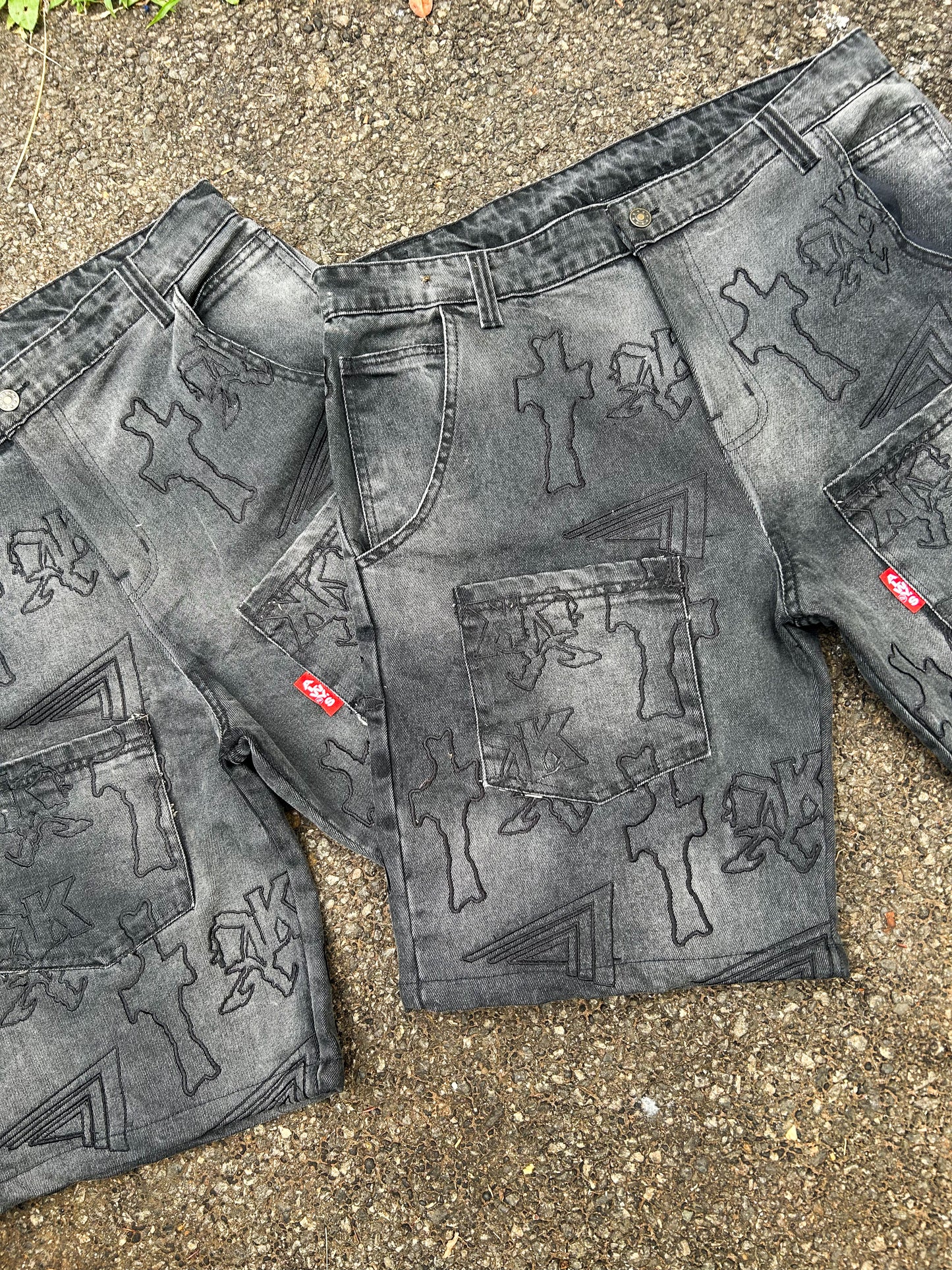Washed Black “ Resin “ Shorts