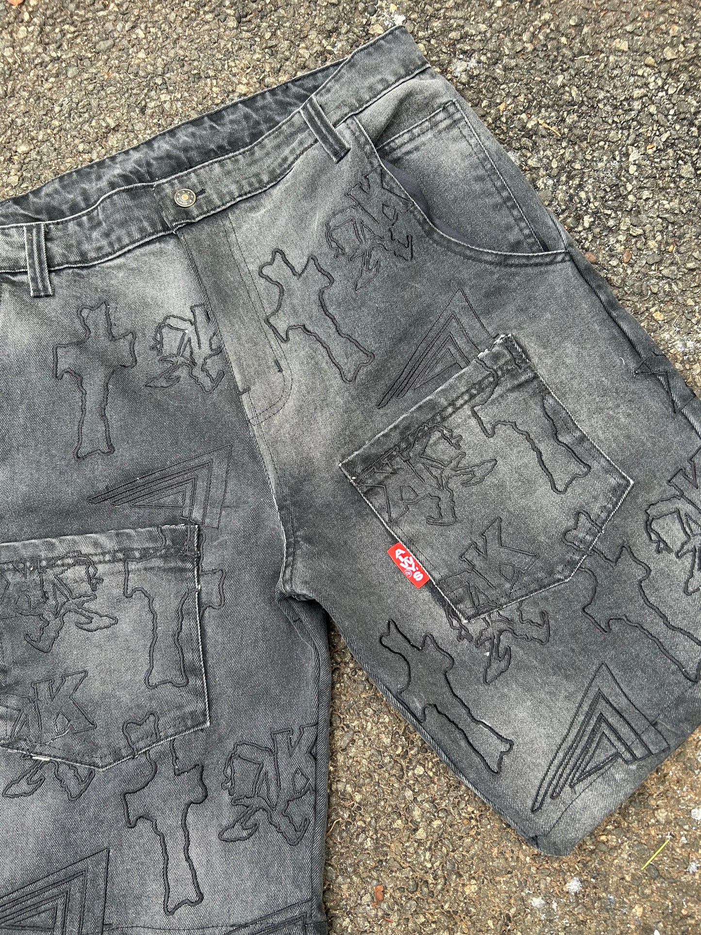Washed Black “ Resin “ Shorts
