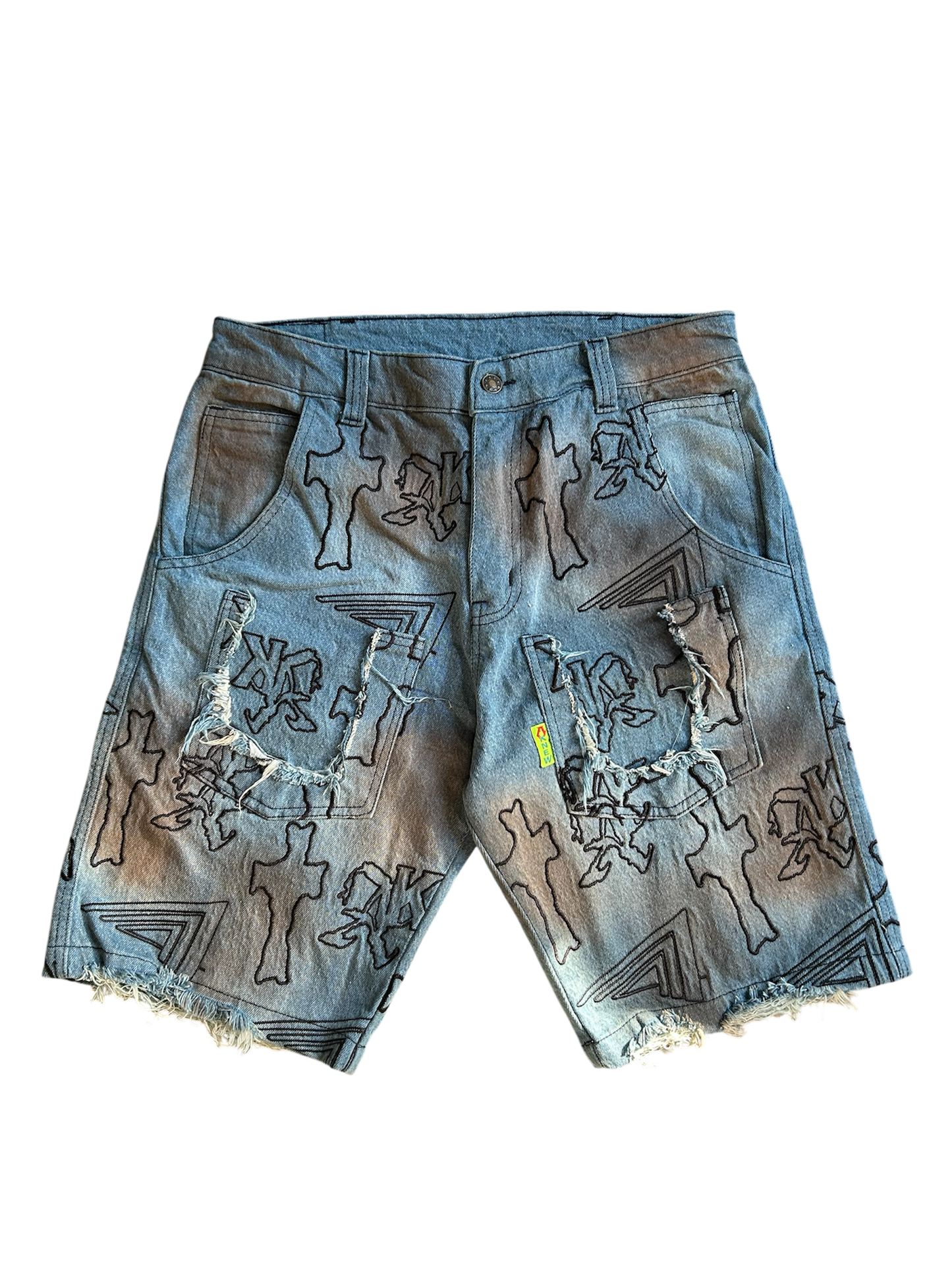 Dirty Denim Shorts